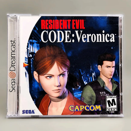 Resident Evil: CODE Veronica - Sega Dreamcast - Manual cover artwork shown, very good condition