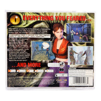 Resident Evil Code Veronica Sega Dreamcast Very Good CIB - Jewel Case Rear Insert Close-Up