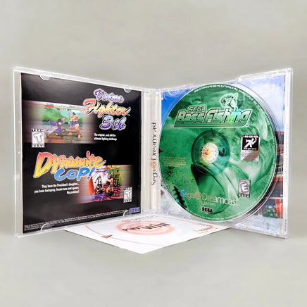 Sega Bass Fishing - Dreamcast - Open jewel case with disc & manual, like new condition