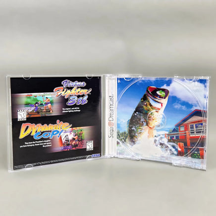 Sega Bass Fishing - Dreamcast - Disc tray artwork view, like new condition