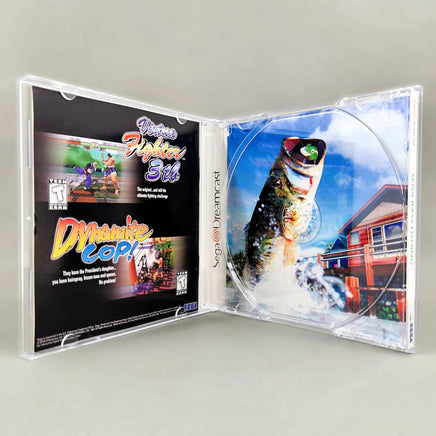 Sega Bass Fishing - Dreamcast - Disc tray artwork view, like new condition