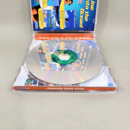 Sega Bass Fishing [Sega All Stars] Dreamcast - Close up of disc surface view, very good condition