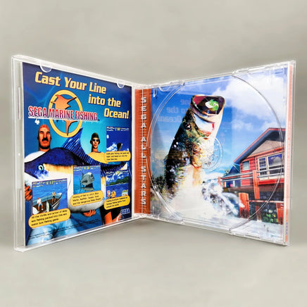 Sega Bass Fishing [Sega All Stars] Dreamcast - Disc tray artwork view, very good condition