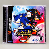 Sonic Adventure 2 - Sega Dreamcast - Front panel of jewel case showing authentic cover, like new condition