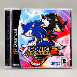 Sonic Adventure 2 - Sega Dreamcast - Front panel of jewel case showing authentic cover, like new condition