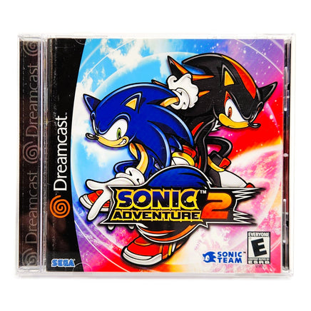 Sonic Adventure 2 Sega Dreamcast Like New CIB - Retail Front Insert Showing Full Design