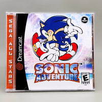 Sonic Adventure [Sega All Stars] Sega Dreamcast - Collector front artwork of jewel case game, like new condition