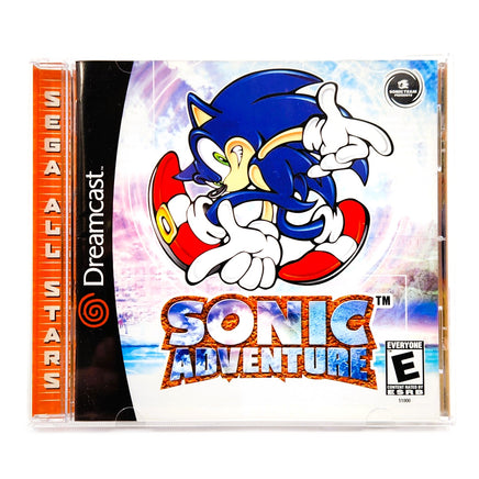 Sonic Adventure Sega All Stars Sega Dreamcast Like New CIB - Manual Front Page Artwork Visible