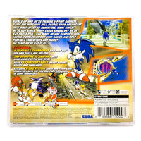 Sonic Adventure Sega All Stars Sega Dreamcast Like New CIB - Tray Insert Back With Product Information