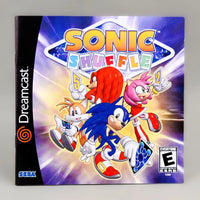 Sonic Shuffle [Not For Resale] Sega Dreamcast - Instruction manual front view, like new condition