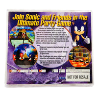 Sonic Shuffle Not For Resale Sega Dreamcast Like New CIB - Back Artwork Visible