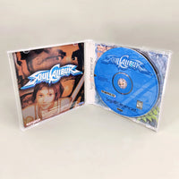 SoulCalibur - Dreamcast - Disc resting in tray with manual displayed, like new condition