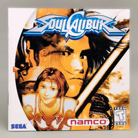 SoulCalibur - Dreamcast - Instruction manual front view, like new condition