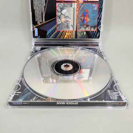 Spiderman - Dreamcast - Disc surface close up view, very good condition