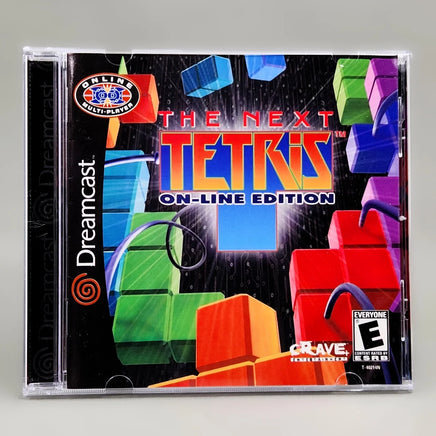 The Next Tetris: On-line Edition - Dreamcast - Front cover design of official game, very good condition