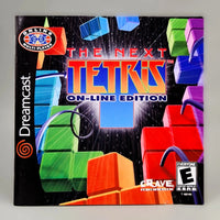 The Next Tetris: Online Edition - Dreamcast - Instruction manual front view, very good condition