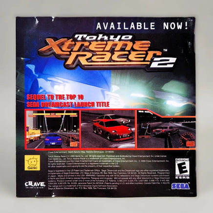 The Next Tetris: Online Edition - Dreamcast - Instruction manual back view, very good condition