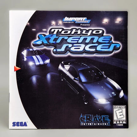 Tokyo Xtreme Racer - Dreamcast - Instruction manual front view, very good condition