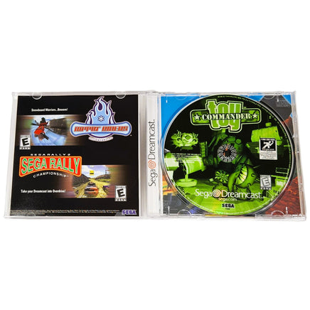 Toy Commander Dreamcast Like New - Inside Contents Of Game Case