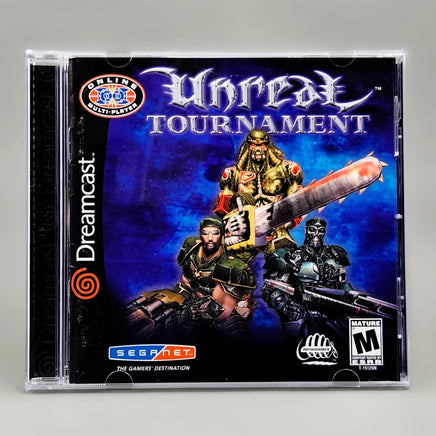 Unreal Tournament - Dreamcast - Original front cover illustration displayed, very good condition