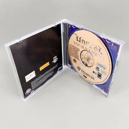 Unreal Tournament - Dreamcast - Interior layout showing disc placement, very good condition
