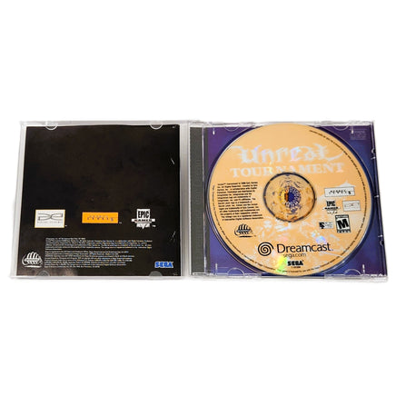Unreal Tournament Dreamcast Very Good - Cib Showing Open Case Disc And Manual