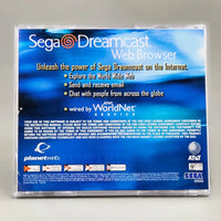 Web Browser 1.0 - Dreamcast - Back of jewel case with barcode area, good condition