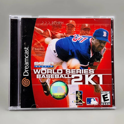 World Series Baseball 2K1 - Dreamcast - Front of jewel case with cover art, like new condition
