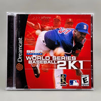 World Series Baseball 2K1 [NFR] Dreamcast - Authentic front artwork from instruction manual, very good condition