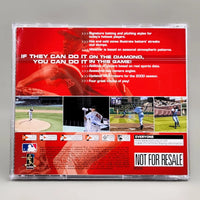 World Series Baseball 2K1 [NFR] Dreamcast - Jewel case rear insert close-up, very good condition