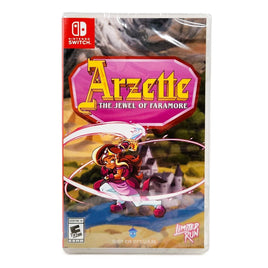Arzette The Jewel Of Faramore Limited Run 221 Nintendo Switch Brand New - Front Of Game Case CIB