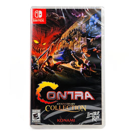 Contra Anniversary Collection Limited Run 140 Nintendo Switch Brand New - Complete In Case CIB Front Cover