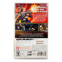 Contra Operation Galuga Limited Run 230 Nintendo Switch Brand New CIB - Game Packaging Back Side