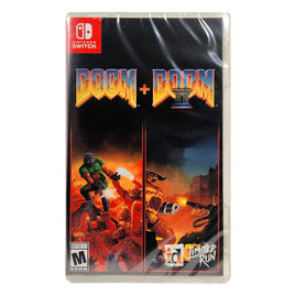 Doom & Doom II Limited Run 283 Nintendo Switch Brand New - Original CIB Case Front