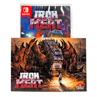 Iron Meat Strictly Limited 101 Pal Import Nintendo Switch Brand New - Official CIB Game Case Front with Art Postcard