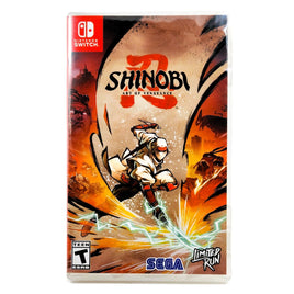 Shinobi Art Of Vengeance Limited Run 286 Nintendo Switch Brand New - Original CIB Case Front