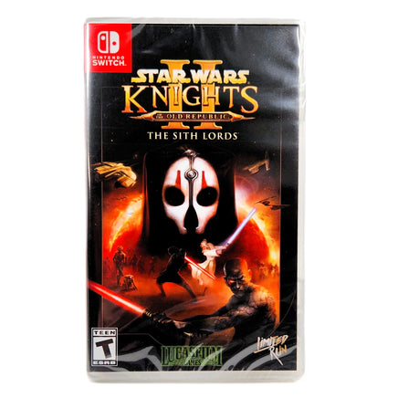 Star Wars Knights Of The Old Republic II The Sith Lords Limited Run 158 Nintendo Switch Brand New - Complete In Case CIB Front Cover