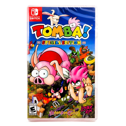 Tomba Limited Run 245 Special Edition Nintendo Switch Brand New CIB - Game Case Front Artwork