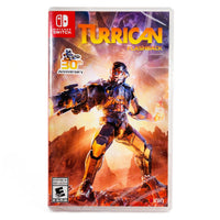 Turrican Flashback Nintendo Switch Brand New - Complete In Case CIB Front Cover