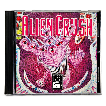 Alien Crush Turbografx16 Very Good - Front Of Game Case