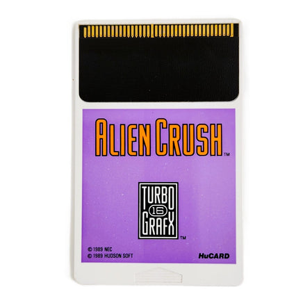 Alien Crush Turbografx16 Very Good - Hucard Game Front