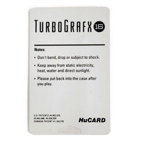 Alien Crush Turbografx16 Very Good - Hucard Cartridge Back
