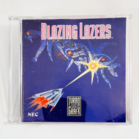 Blazing Lazers Turbografx16 Good Loose - Front Of Authentic Game Manual in a generic jewel case