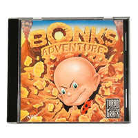Bonks Adventure Turbografx16 Good - Authentic Game Case Front View