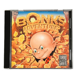 Bonks Adventure Turbografx16 Good - Authentic Game Case Front View