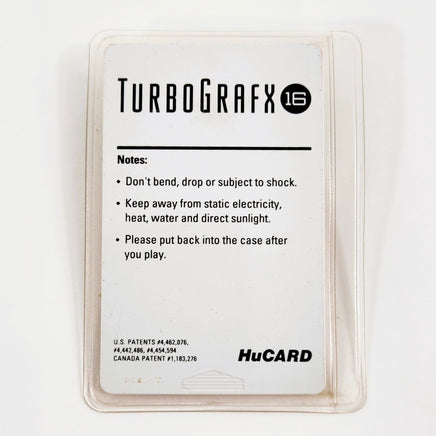 Legendary Axe Turbografx16 Good Loose - HuCard Game Back