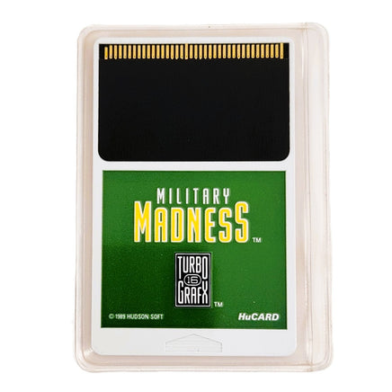Military Madness Turbografx16 Very Good Loose - Hucard Front View