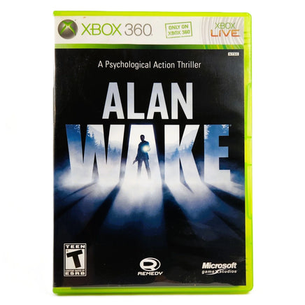 Alan Wake Xbox 360 Good CIB - Front Cover Artwork Of Official Game Release