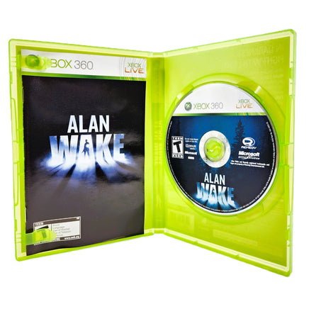 Alan Wake Xbox 360 Goo CIB - Complete In Box View With Disc And Inserts