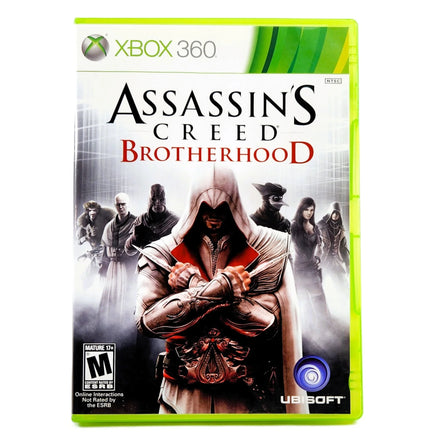 Assassin's Creed Brotherhood Xbox 360 Good CIB - Game Box Front Artwork Close-Up